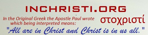 Home - Inchristi - Christ in us all and all are in Christ